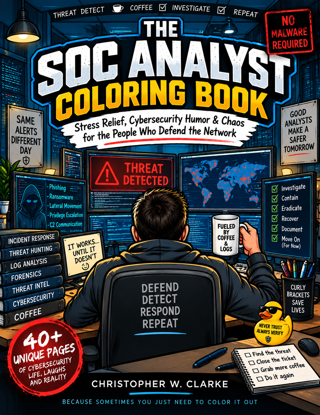 Cover of The SOC Analyst Coloring Book